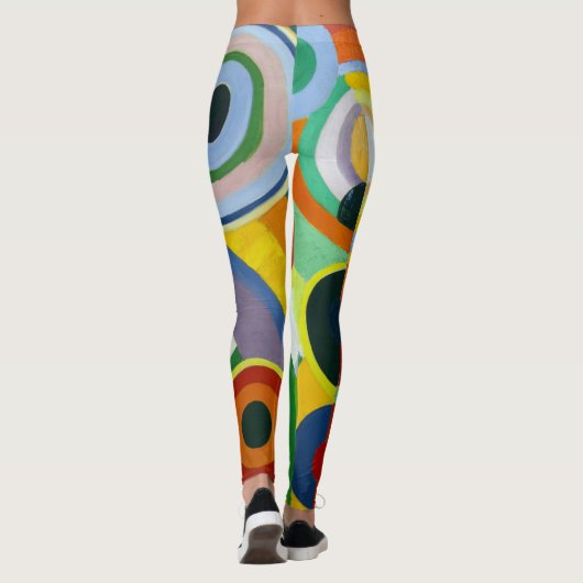 LEGGINGS - "Rythme" - Abstract Art Afbeelding (Achterkant)