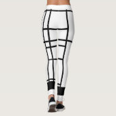Leggings Samenstelling I met bruin (Achterkant)
