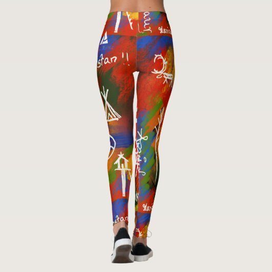 Leggings samisk inspiration! (Achterkant)