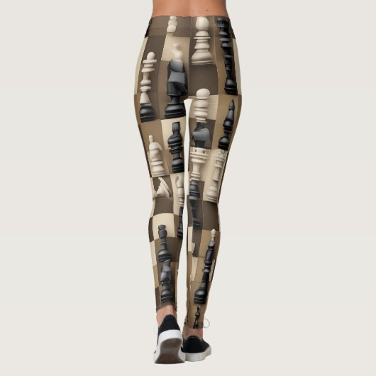 Leggings schaakbord (Achterkant)