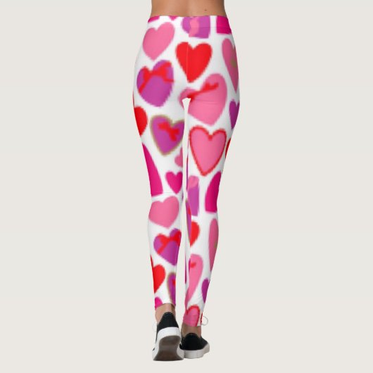 Leggings schattige harten (Achterkant)