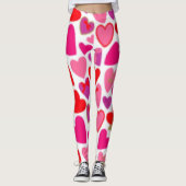 Leggings schattige harten (Voorkant)