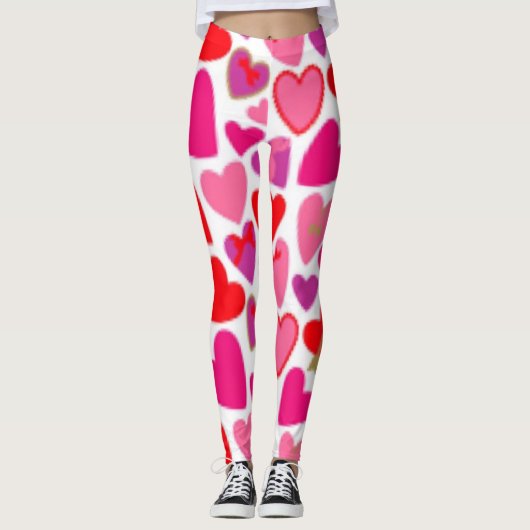Leggings schattige harten (Voorkant)