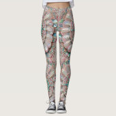 Leggings ~ Schelpenpatroon ~ (Voorkant)