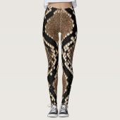 Leggings-slang Huidstructuur Leggings (Voorkant)