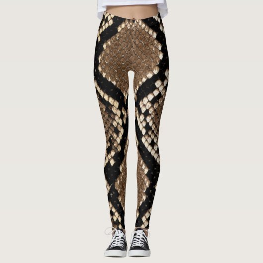 Leggings-slang Huidstructuur Leggings (Voorkant)