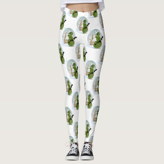 leggings sneeuwman - soldaat kerst (Voorkant)