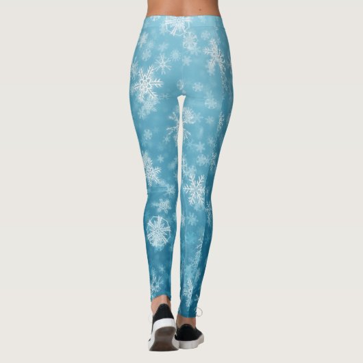 Leggings sneeuwvlokken (Achterkant)