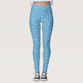 Leggings Snowflake Pattern (Voorkant)