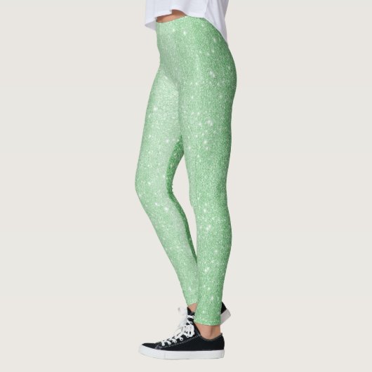 Leggings - Spaargroene ombre (Links)