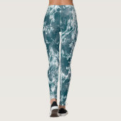 Leggings splash blue (Achterkant)