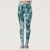 Leggings splash blue (Voorkant)