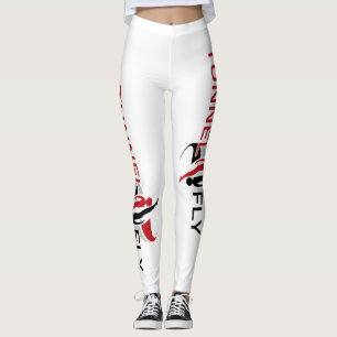 Leggings sport die voor om het even welke tekst ku
