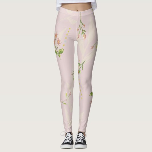 LEGGINGS SPRING PINK (Voorkant)