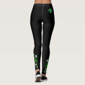 leggings - St Patrick's Day Shamrocks (Achterkant)