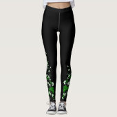leggings - St Patrick's Day Shamrocks (Voorkant)