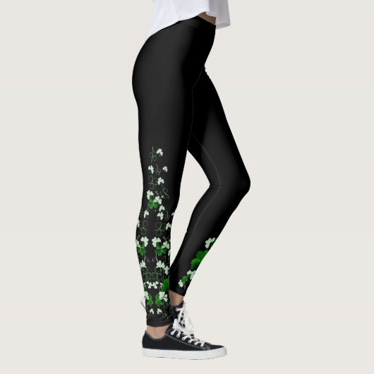 leggings - St Patrick's Day Shamrocks (Rechts)