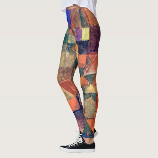 LEGGINGS -Stad met de Drie Domes -Paul Klee kunst (Links)