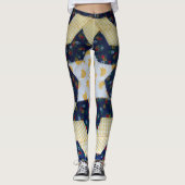 Leggings - Star Flower Quilt Pattern (Voorkant)