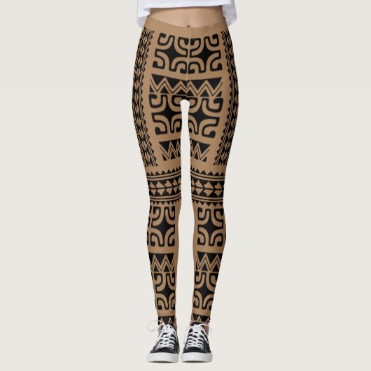 LEGGINGS Tatoeage tribal (Voorkant)