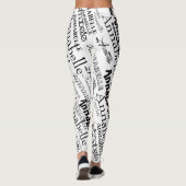 Leggings tekstontwerp herhalen (Achterkant)