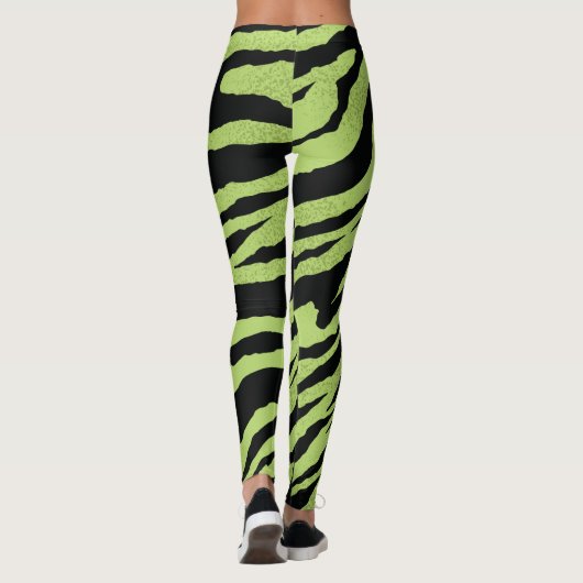 Leggings tijgergroen (Achterkant)