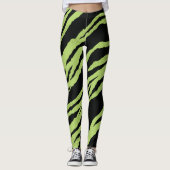 Leggings tijgergroen (Voorkant)