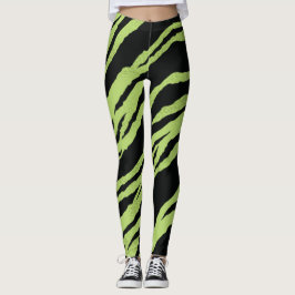 Leggings tijgergroen