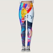 Leggings Time Square Design Amsterdam