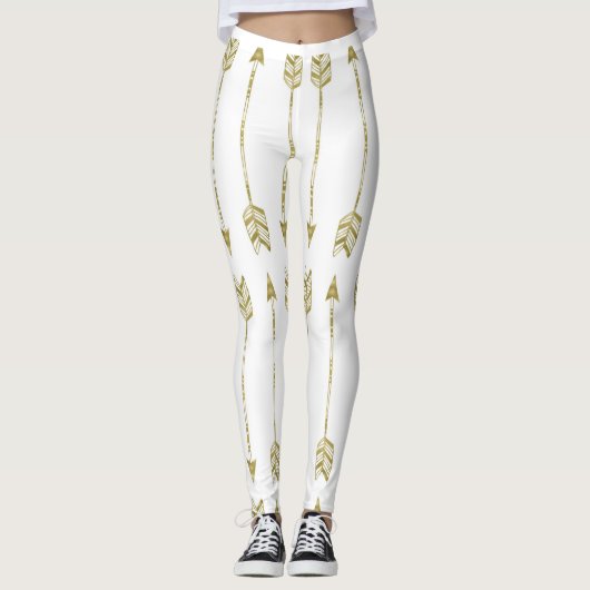 Leggings - Tribal Gouden Pijlen (Voorkant)