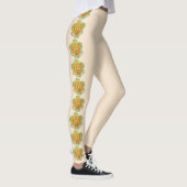Leggings - Tulp Poplar Tulp op Cream (Rechts)
