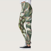 Leggings uit het zuidwesten, Agave Green/Paars met (Links)