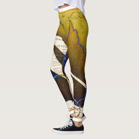 Leggings Unique Art of the Australian Coastline (Links)