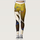 Leggings Unique Art of the Australian Coastline (Voorkant)