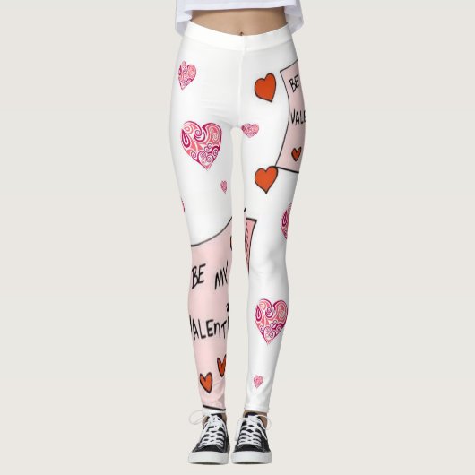leggings valentijn harten (Voorkant)
