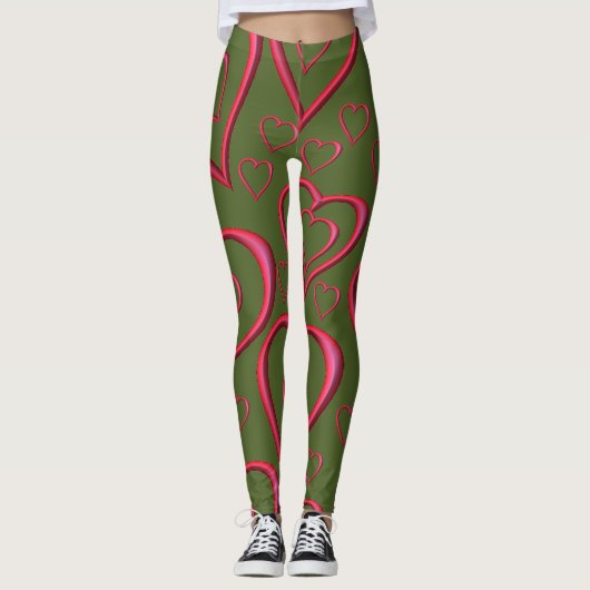 leggings valentijn harten (Voorkant)