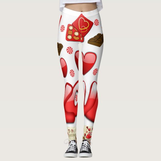 leggings valentijn harten (Voorkant)