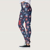 leggings van 4 juli met White B&BE Logo (Links)