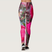 Leggings van abstracte bloemen (Achterkant)