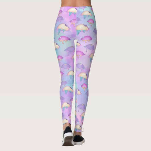 Leggings van Ahegao pastel (Achterkant)