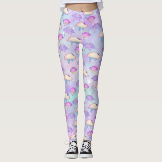 Leggings van Ahegao pastel (Voorkant)