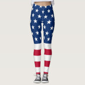 Leggings van Amerikaanse vlag (Voorkant)