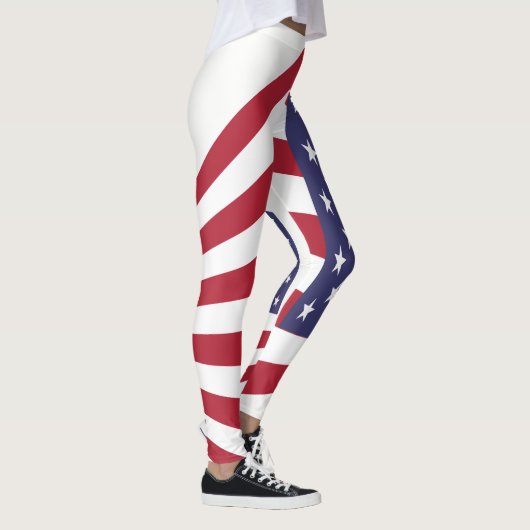 Leggings van Amerikaanse vlag (Rechts)