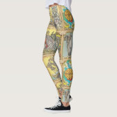 Leggings van Antiek tarot Kaart - Koel (Links)