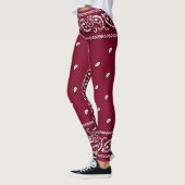 Leggings van Bandana Burgundy (Links)