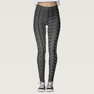 leggings van bandenloopvlakpatronen