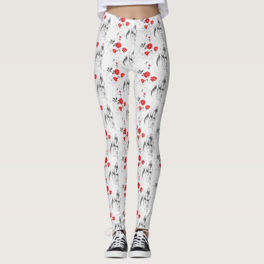 Leggings van barokpaarden (Voorkant)
