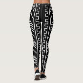 Leggings van bedrukt Afrikaanse modderdoek (Achterkant)