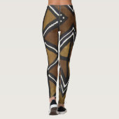  Leggings van bedrukt Afrikaanse modderdoek (Achterkant)