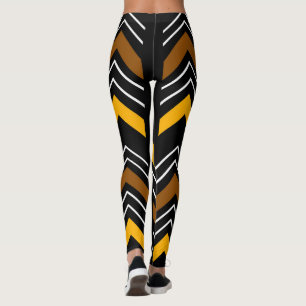 Leggings van bedrukt Afrikaanse modderdoek